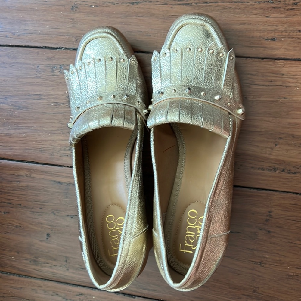 Gold Franco Sarto Pumps